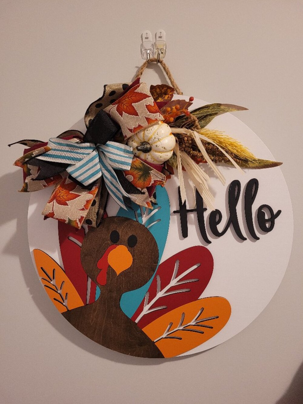 Turkey Fall Wreath
